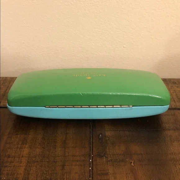 Kate Spade Vibrant Green and Blue Eyewear Case - Picture 3 of 8